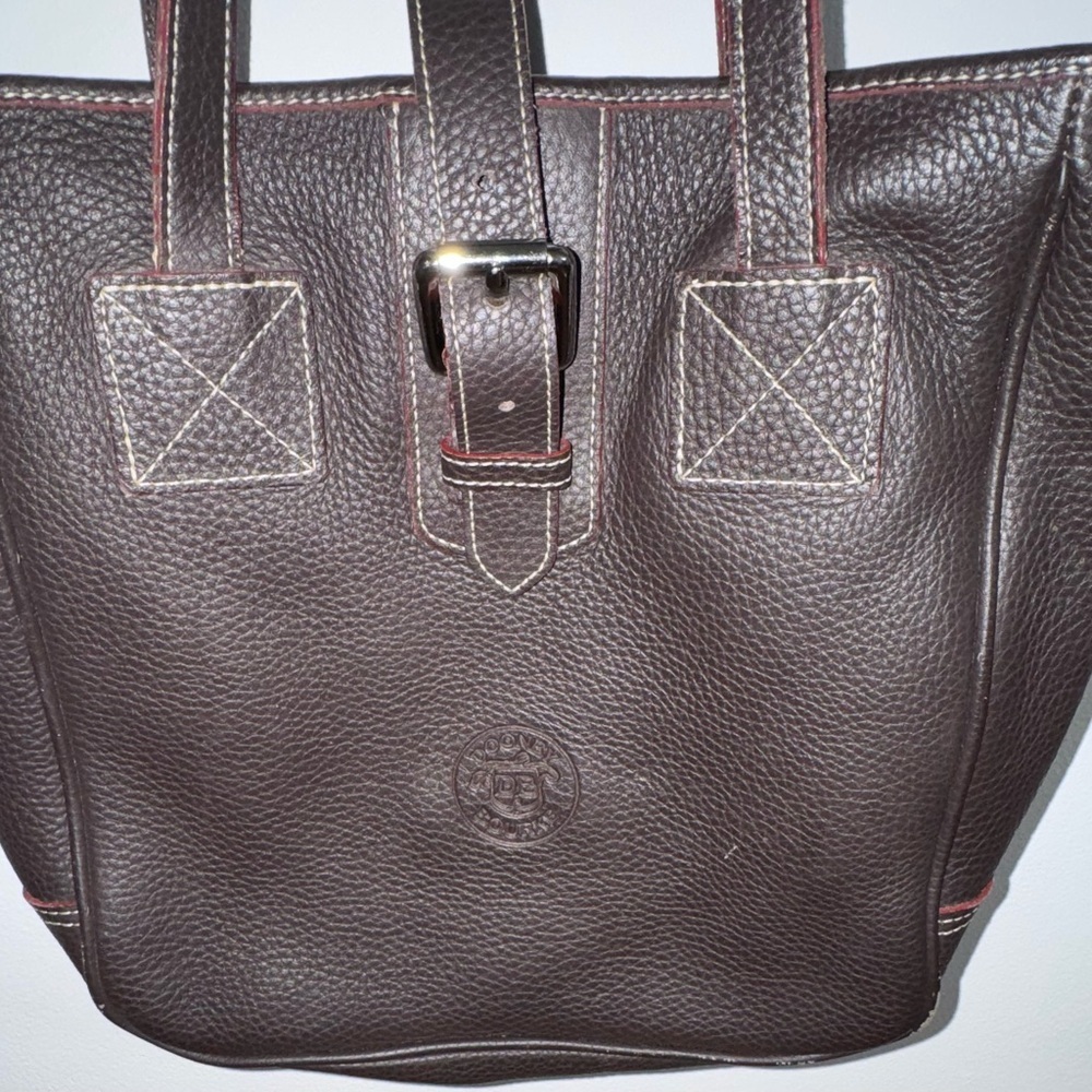 Classic Dooney & Bourke Dark Brown Leather hand bag - Women - Picture 4 of 6